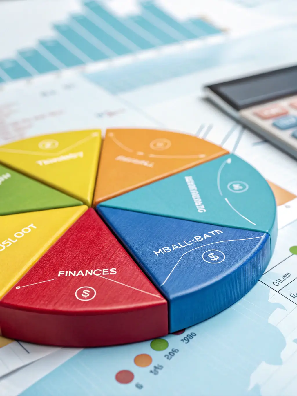 A pie chart illustrating the ROI improvement after CRO implementation, showcasing the percentage increase in revenue.